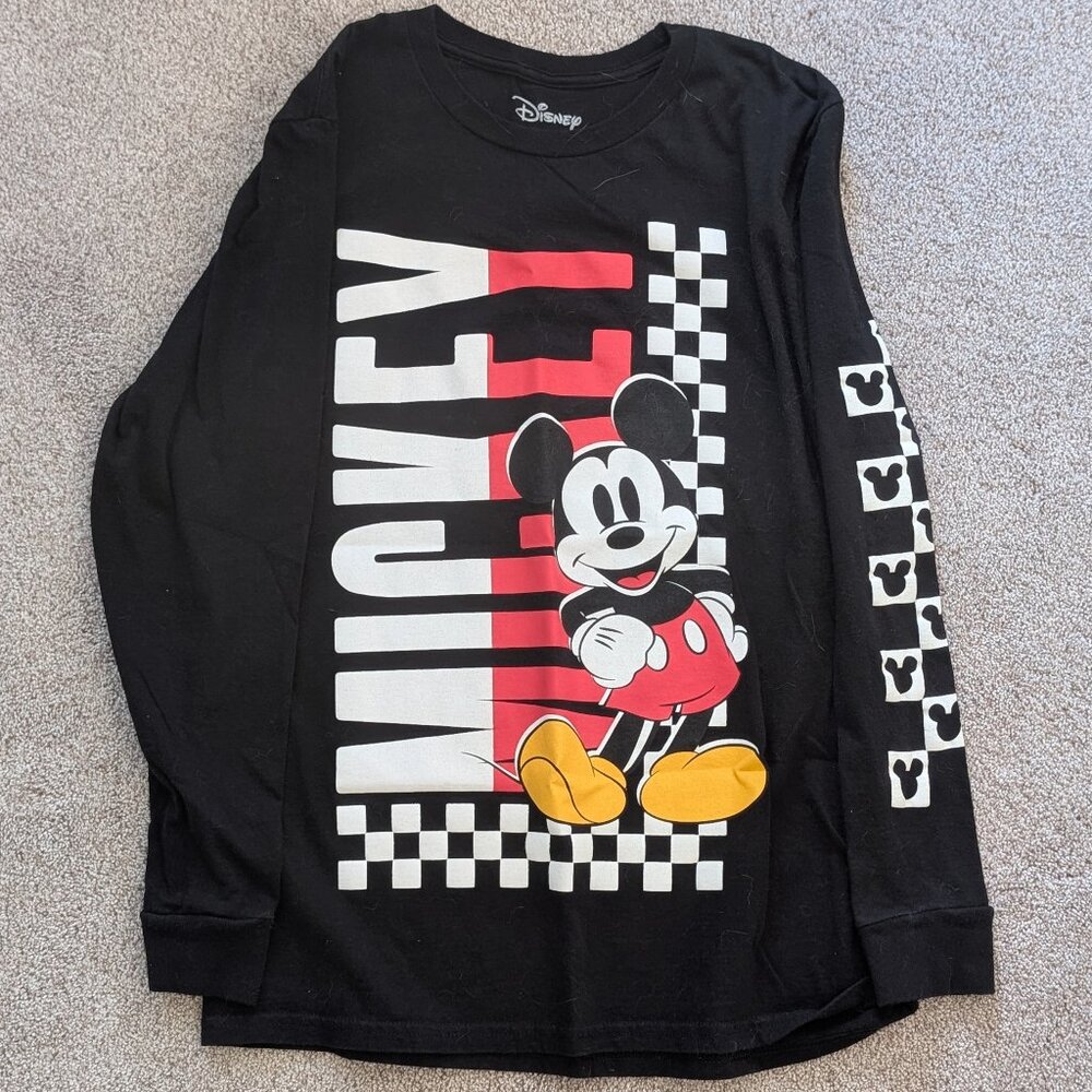 Disney Long sleeve T-shirt, size medium, black with Disney Design.
